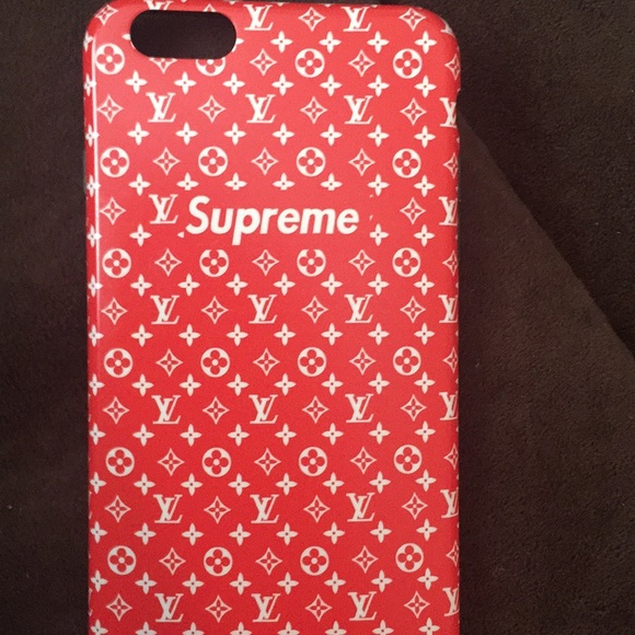 Louis Vuitton Accessories Supreme Red Iphone 6 Plus Case Poshmark Louis Vuitton Accessories Supreme Red Iphone 6 Plus Case Poshmark